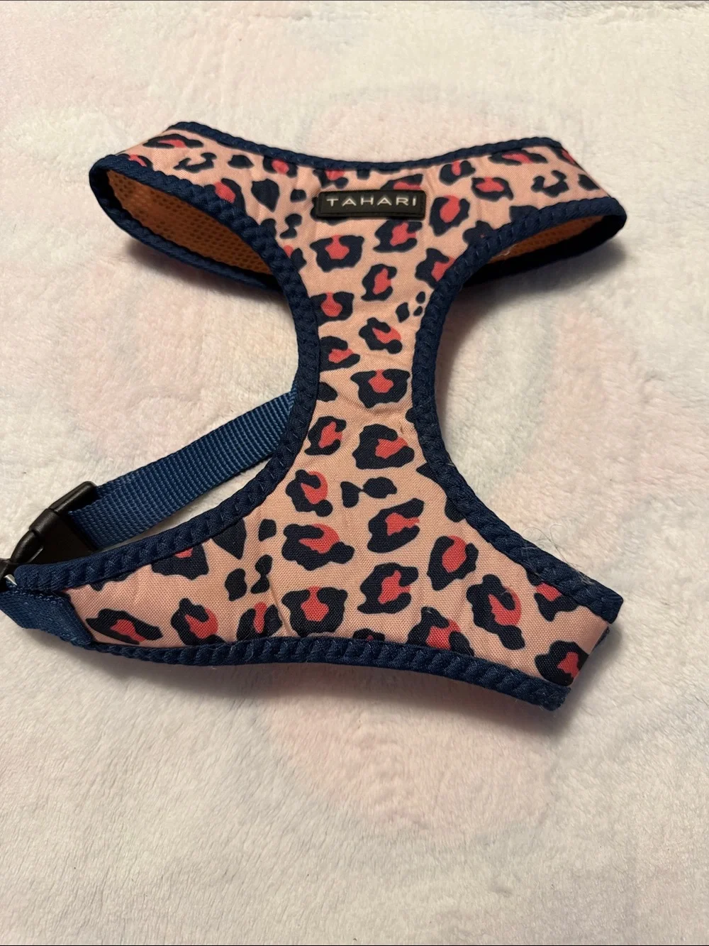 Cheetah Print Tahari Dog Harness